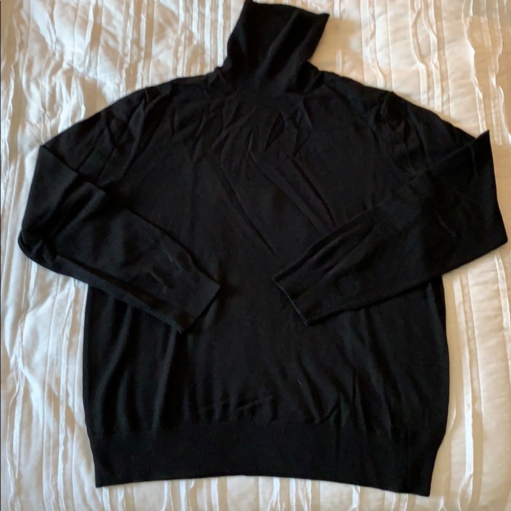 Banana Republic, extra fine merino wool turtleneck